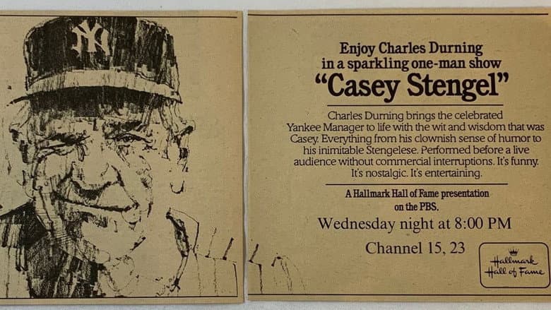 Backdrop from Casey Stengel