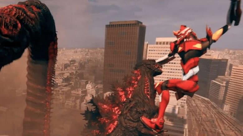 Backdrop from Godzilla vs. Evangelion: The Real 4-D (Short 2019)