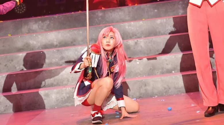 Backdrop from Musical Utena ~ Bud of the White Rose