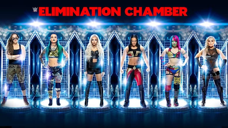 Backdrop from WWE Elimination Chamber 2020