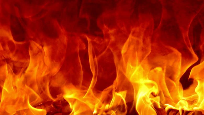 Backdrop from Fire