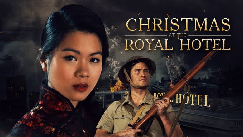 Backdrop from Christmas at the Royal Hotel
