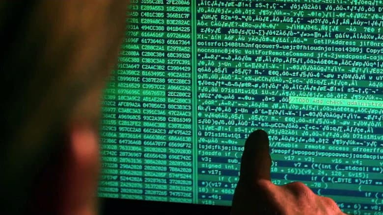 Backdrop from Cyber Guérilla: Hackers, pirates et guerres secrètes