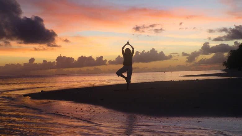 Backdrop from Louise Solomon's Yoga & Pilates