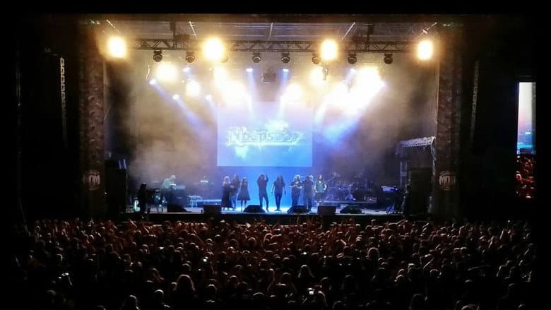 Backdrop from Luca Turilli's Rhapsody: Prometheus: The Dolby Atmos Experience