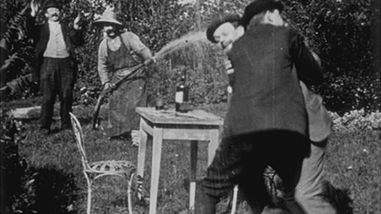 Backdrop from Joueurs de cartes arrosés