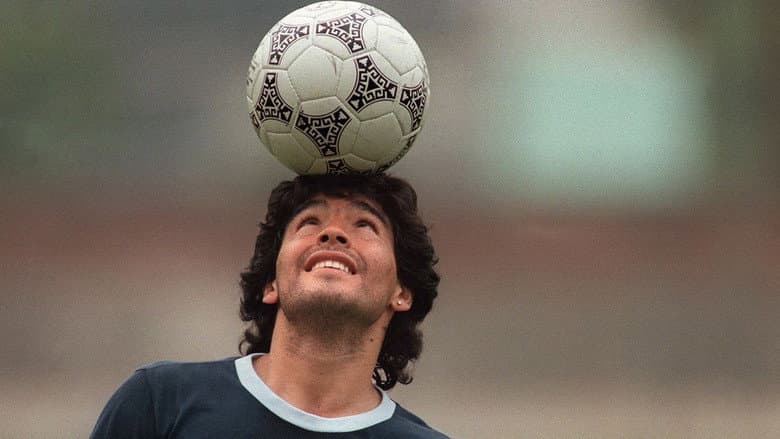Backdrop from Maradona, the Golden Kid