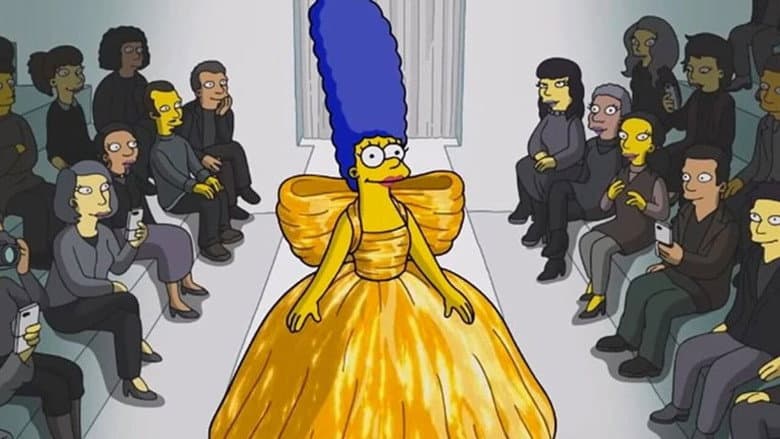 Backdrop from The Simpsons - Balenciaga