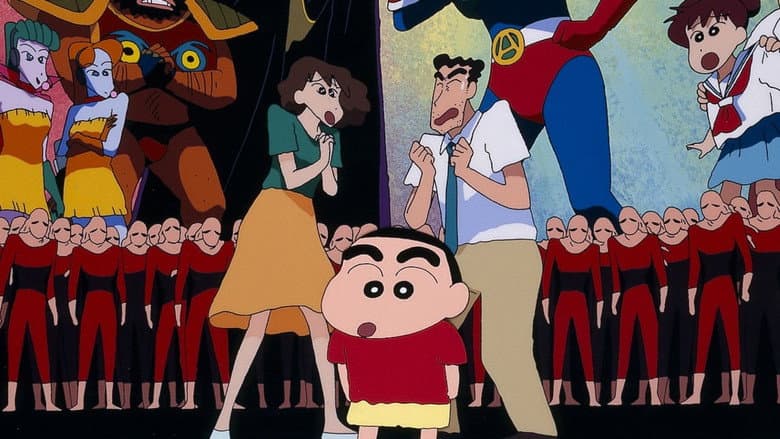 Backdrop from Crayon Shin-chan: Action Mask vs. Leotard Devil