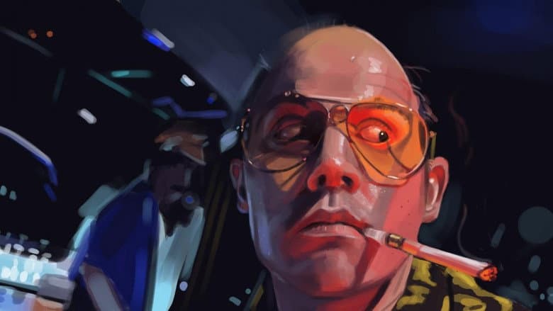 Backdrop from Gonzo: The Life and Work of Dr. Hunter S. Thompson