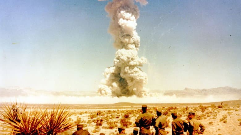 Backdrop from A-Bombs Over Nevada