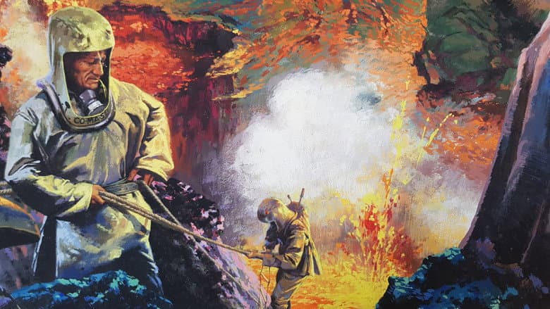 Backdrop from The Forbidden Volcano