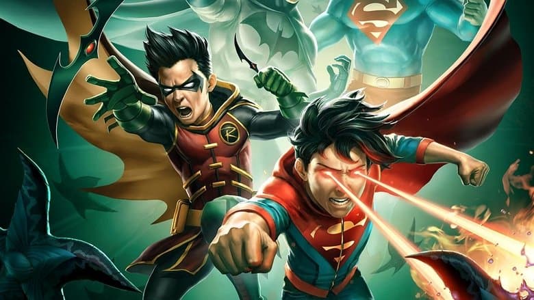 Backdrop from Batman and Superman: Battle of the Super Sons