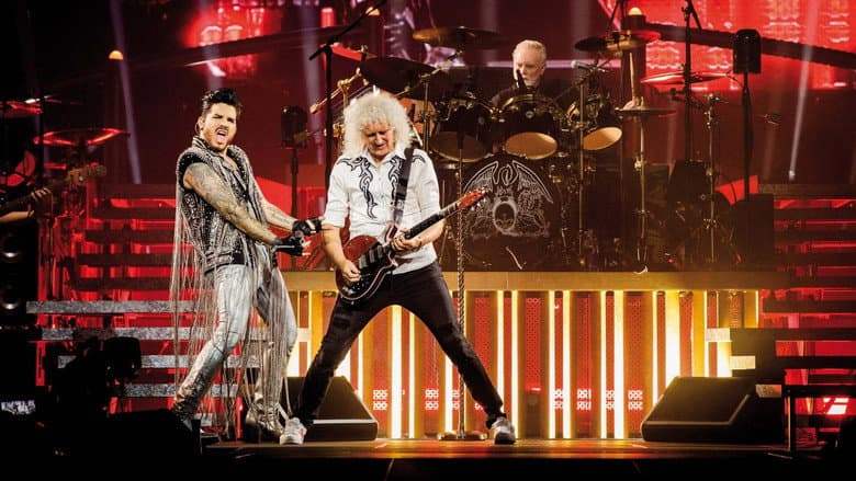 Backdrop from Queen + Adam Lambert: Live Around The World