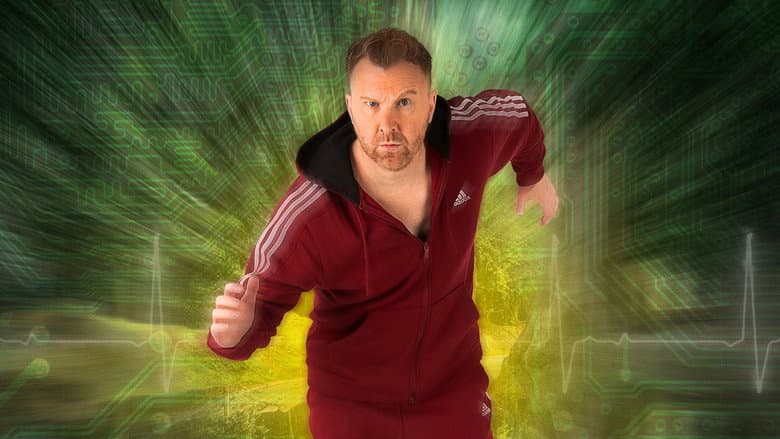 Backdrop from Jason Byrne is... The Ironic Bionic Man