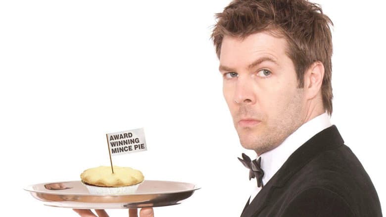 Backdrop from Rhod Gilbert and the Award-Winning Mince Pie