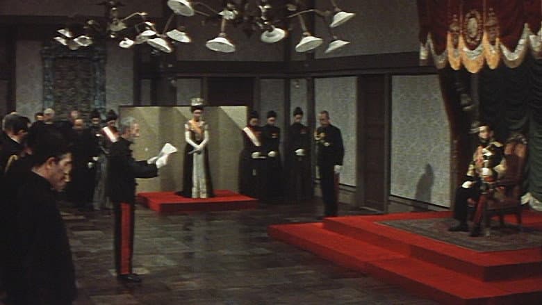 Backdrop from Emperor Meiji and General Nogi