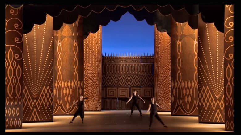 Backdrop from Haendel - Alessandro with Max Emanuel Cencic (Opéra Royal de Versailles)