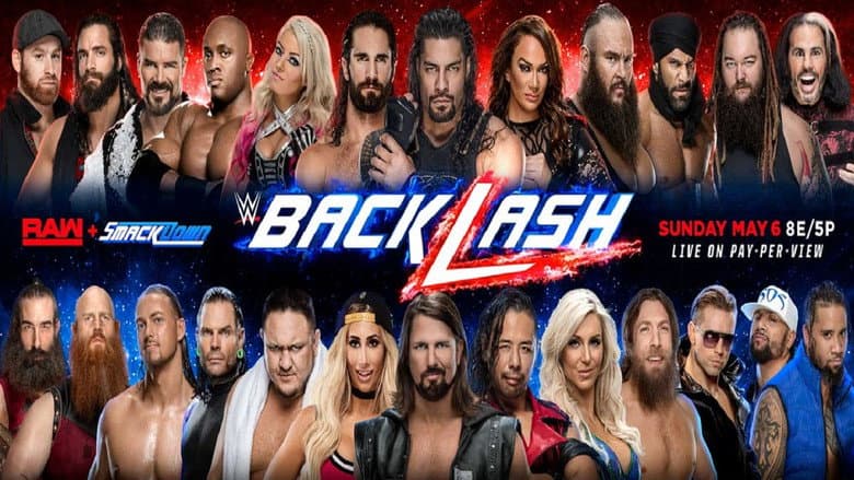 Backdrop from WWE Backlash 2018