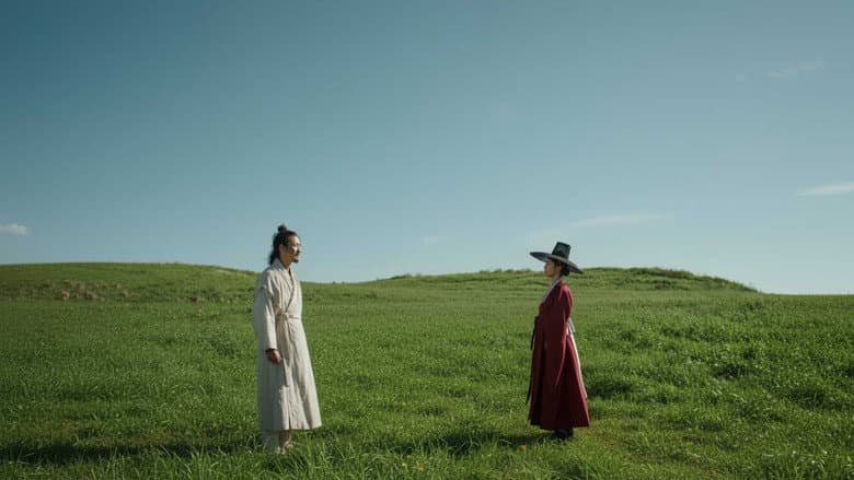 Backdrop from Man in Hanbok