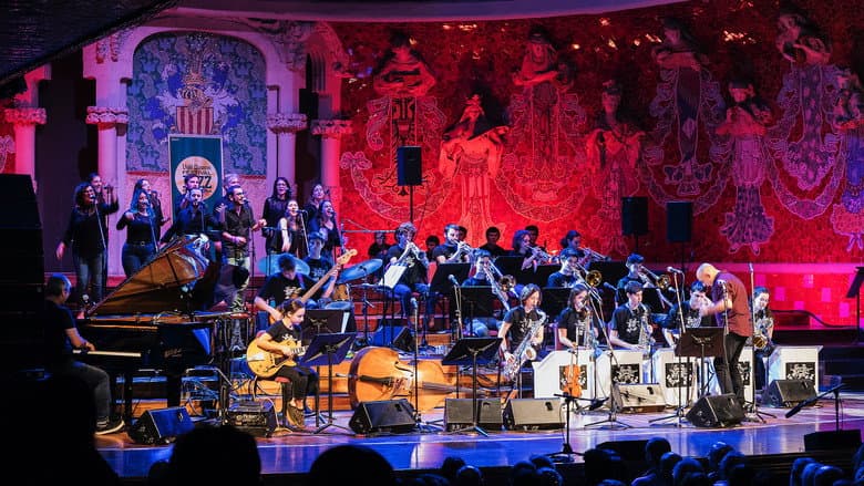 Backdrop from A Film About Kids and Music. Sant Andreu Jazz Band