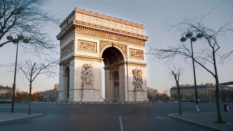Backdrop from The Arc de Triomphe: A Nation's Passion