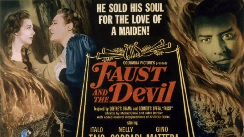 Backdrop from Faust and the Devil