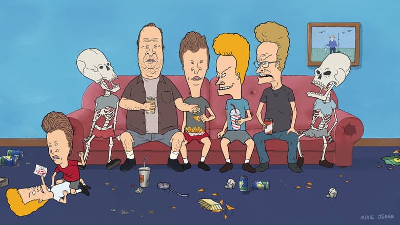 Backdrop from Mike Judge's Beavis and Butt-Head