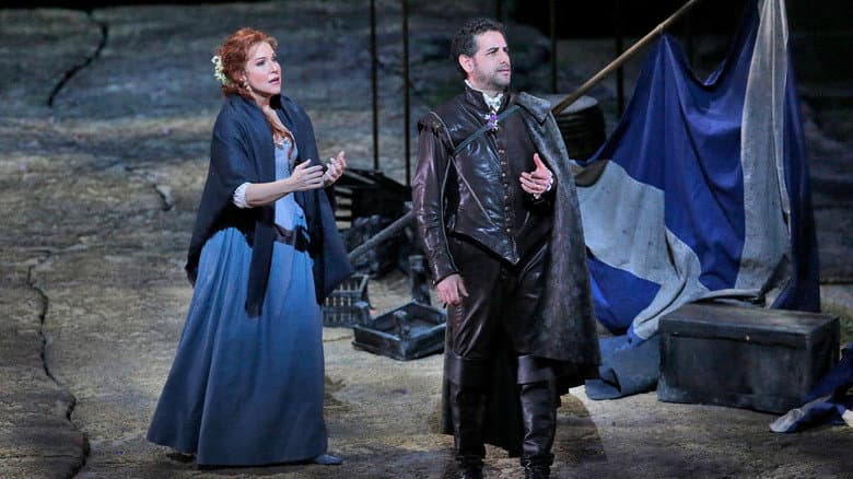 Backdrop from Rossini: La Donna del Lago