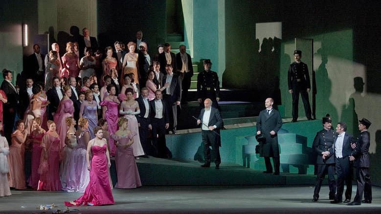 Backdrop from Massenet: Manon