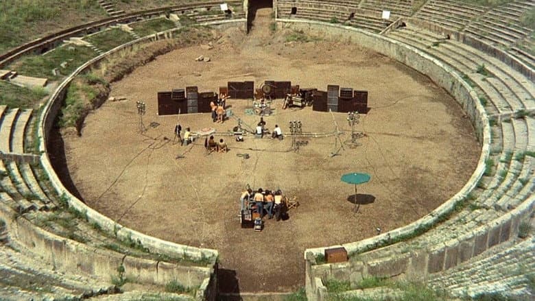 Backdrop from Pink Floyd: Live at Pompeii