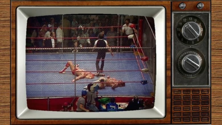 Backdrop from WCCW - Christmas Star Wars '82