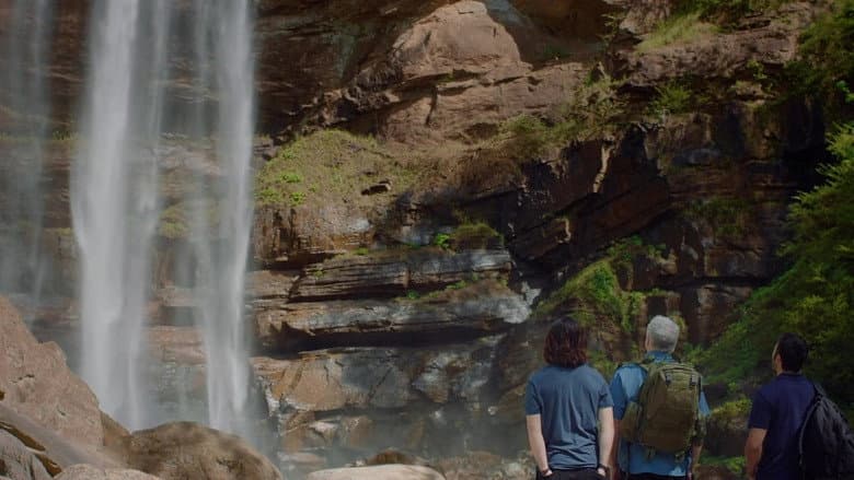 Backdrop from Heritage Falls