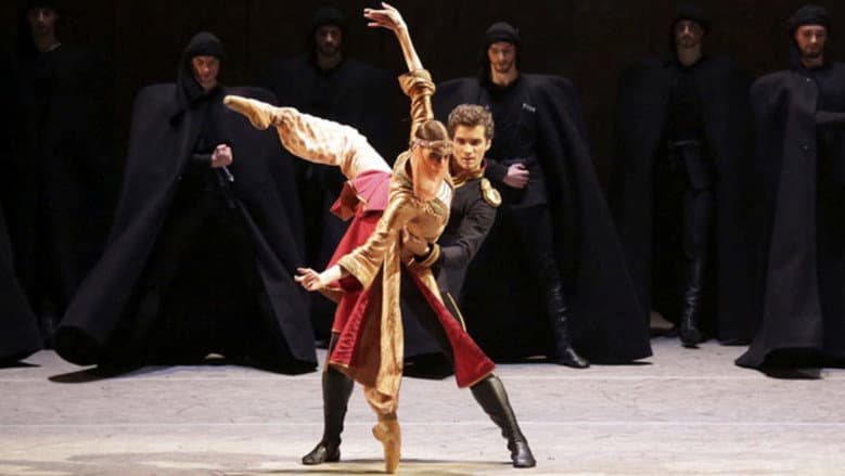 Backdrop from Bolshoi Ballet: A Hero of Our Time