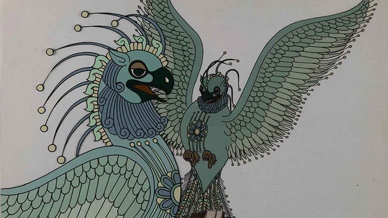 Backdrop from Zal and Simorgh