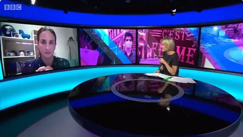 Backdrop from Newsnight