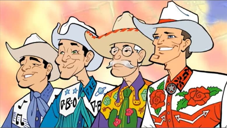 Backdrop from The Cartoon Cowboys: Spirit of the Alamo