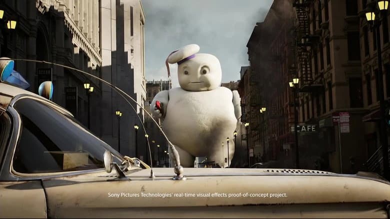 Backdrop from Ghostbusters Real-Time Short Film