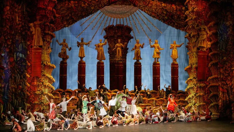 Backdrop from Bolshoi Ballet: The Bright Stream