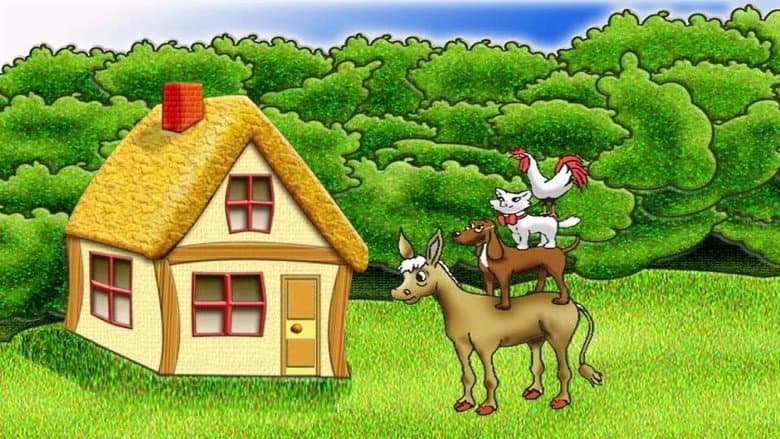 Backdrop from The Bremen Town Musicians