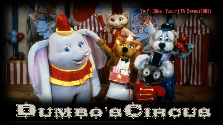 Backdrop from Dumbo's Circus