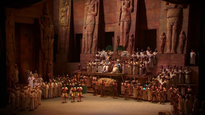 Backdrop from The Metropolitan Opera: Aida