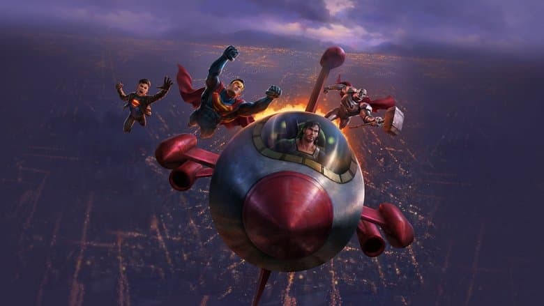 Backdrop from Reign of the Supermen