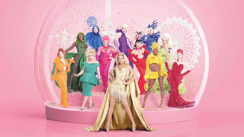 Backdrop from Drag Race France