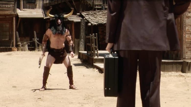 Backdrop from Minotaur Vs. Lawyer Duel