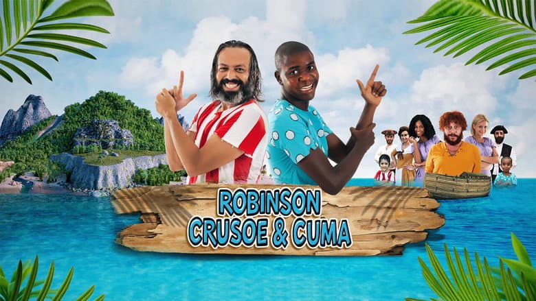 Backdrop from Robinson Crusoe and Friday