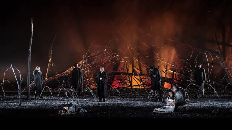 Backdrop from Royal Opera House: Il Trovatore