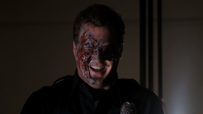Backdrop from Psycho Cop Returns