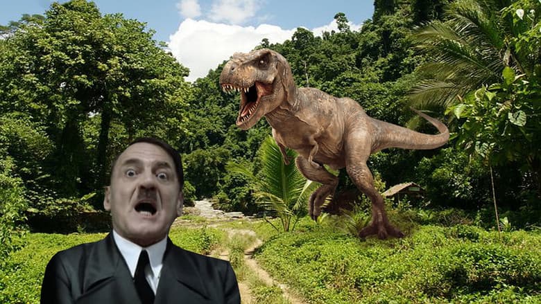 Backdrop from Hitler's Jurassic Monsters