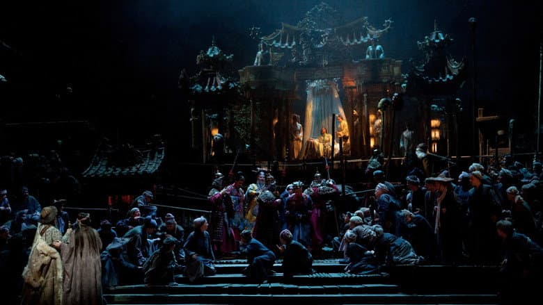 Backdrop from The Metropolitan Opera: Turandot